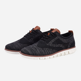 Antoine - Black Knit Sneakers