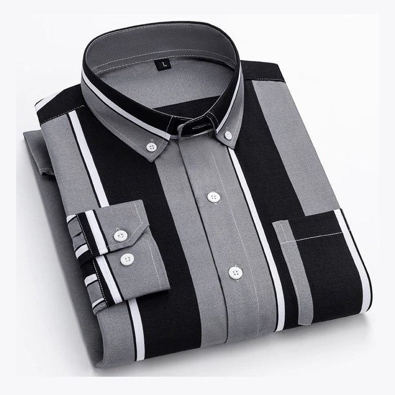 Parker - Vertical Stripe Shirt