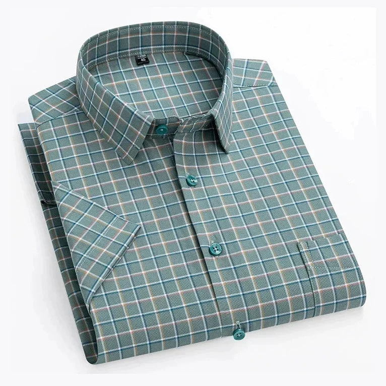 Nolan - Striped Short Sleeve Shirt