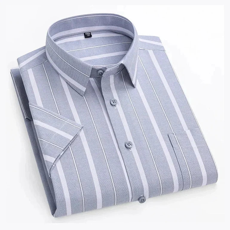 Nolan - Striped Short Sleeve Shirt