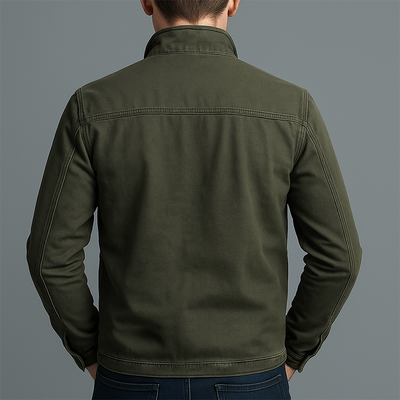 Wallace men's cotton field jacket, view 4
