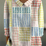 Daisy - Colorblock Dash Blouse